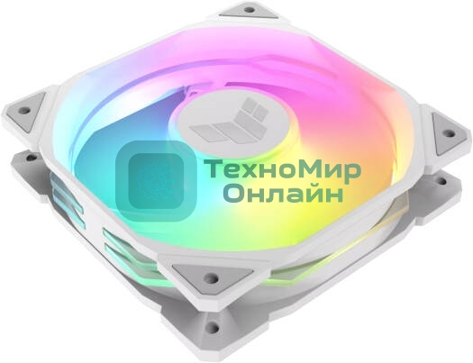 Вентилятор в корпус ASUS TUF GAMING TR120 FAN ARGB WHITE 3IN1 белый, 120x120x28 мм, 2000 об/мин, 29 дБ, 4 pin