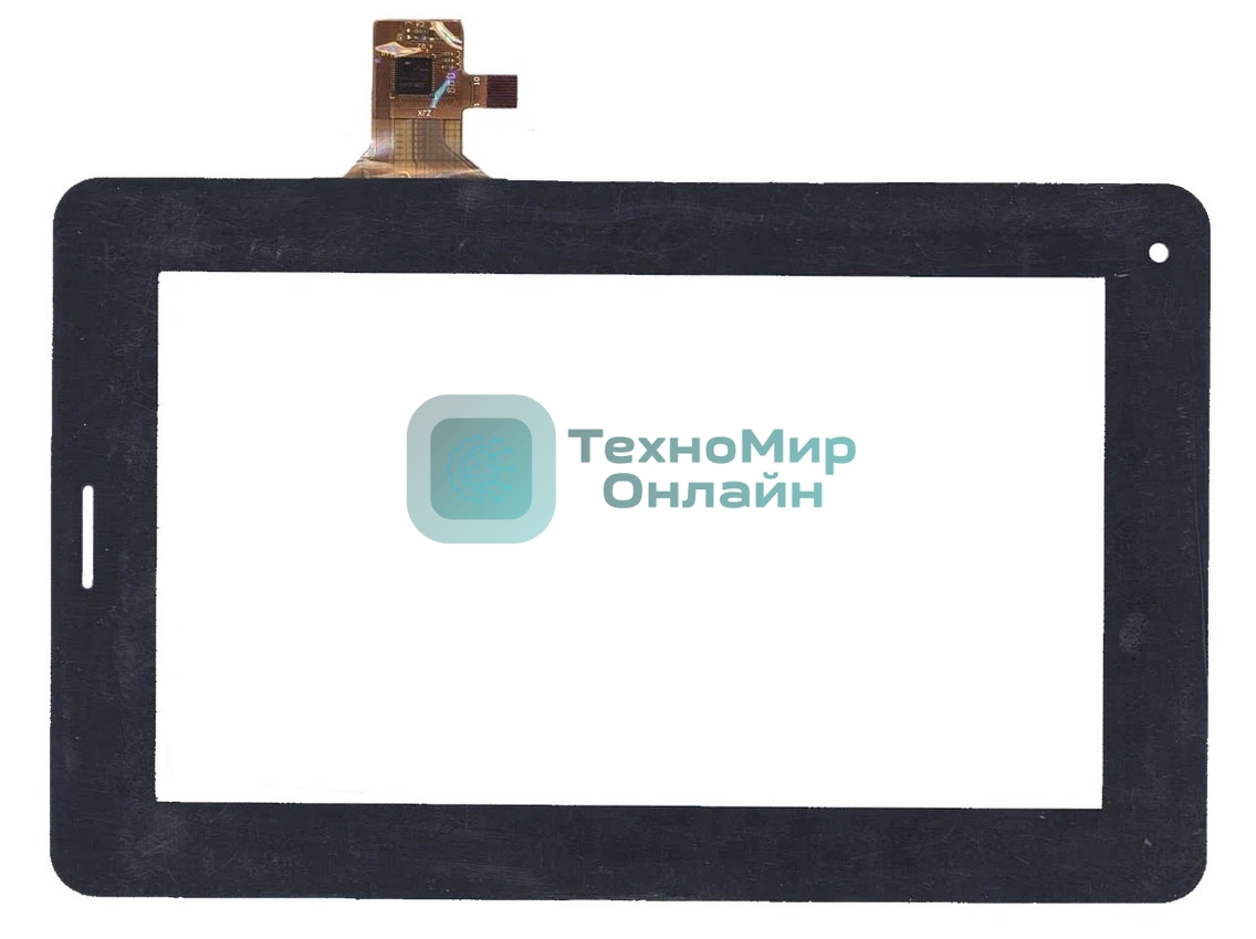 Сенсорное стекло (тачскрин) FM704201TE, черное