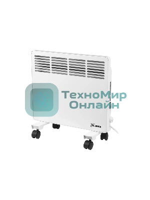 Конвектор электрический MTX КМ-1000.1 белый, 1000 Вт, 15 м2, термостат