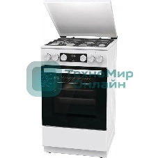 Плита комбинированная Gorenje GK5C42WF-B белый, конфорок 4 газовых, духовка 70 л, 50 см x 85 см x 59.4 см
