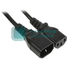 Шнур сетевой Rexant IEC 320 C13 – IEC 320 C14 3x1,0мм², длина 1,2м