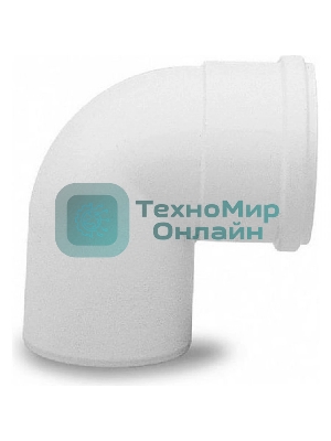 Отвод 87 град. полипропиленовый d 80 мм для конденсационных котлов