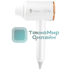 Фен LEONORD LE-1213 белый, 2000 Вт, ионизация