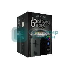 Колонка беспроводная QUMO BatteryBeats BT5.0 5Вт IP64 FM SD USB AUX подсветка 1500мА·ч черный