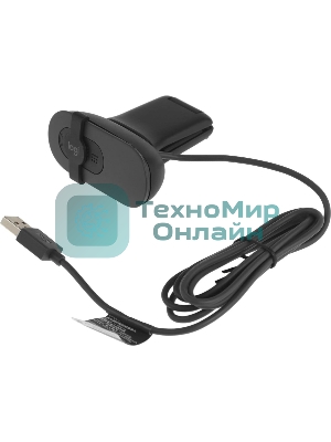 Веб-камера Logitech Brio 105 1920x1080, 30 кадр/с, USB Type-A, микрофон (шумоподавление), шторка приватности, автоосвещение, универсальное крепление