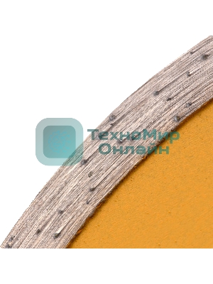 Диск алмазный отрезной Denzel ф180 х 22,2 мм, сплошной, мокрое резание