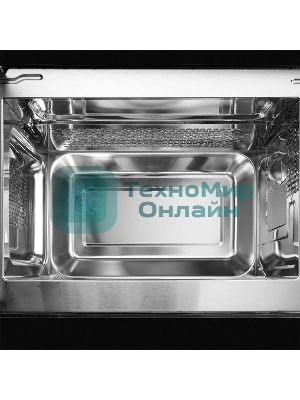 Встраиваемая микроволновая печь Kuppersberg HMW 620 B, объем 20 л, мощность 700 Вт, поворотный стол, High-Tech, 9 автоматических программ, гриль, сенсорное управление, черный
