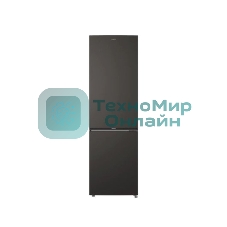 Холодильник Candy CFN6200BO черный обсидиан двухкамерный 243/91л морозилка снизу, No Frost