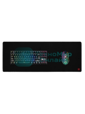 Коврик для мышки Defender черный ULTRA ONE