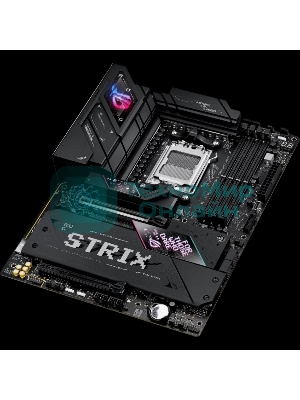 Материнская плата ASUS ROG STRIX B850-E GAMING WIFI, AM5, AMD B850, 4xDDR5, 4xSATA, 5xM.2, 1xPCI-E 5.0 x16, 1xPCI-E 4.0 x16, 1xRealtek 5Gb Ethernet, 1xUSB-C 4, 1xUSB-C 20Gbps, 6xUSB-A 10Gbps, 4xUSB-A 2.0, 3x3.5 мм, 7.1, ATX