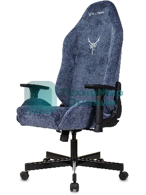 Кресло Knight N1 Fabric синий, ткань, 120 кг, механизм качания