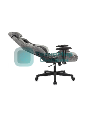 Кресло Zombie Ghost Fabric серый, ткань, 120 кг, механизм качания