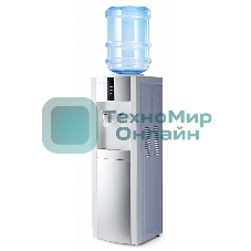 Кулер для воды AEL LС-AEL-47b, верхняя загрузка, нагрев 95 °С, охлаждение 5 °С, белый/серебристый