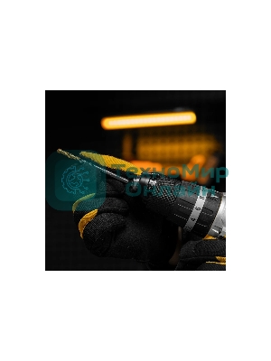 Сверло спиральное по металлу Denzel 5 x 86мм, Р6М5, Golden Tip