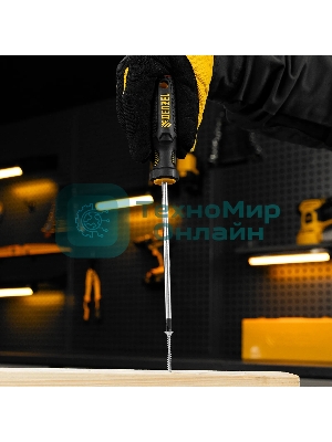 Отвертка Denzel PH2х150 мм, S2, 3к рукоятка