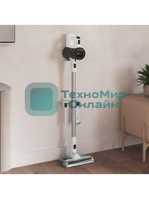 Пылесос вертикальный Libhof VCD-3235 PRO белый/черный, питание от аккумулятора, 350 Вт, уборка суxая/влажная, пылесборник 0.6 л