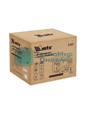 Электрогенератор бензиновый MTX RS-4000, 3.3 кВт, 40 дБ, 40 кг
