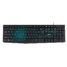 Комплект клавиатура+мышь Acer OMW141 проводной, USB, 1200 DPI, чёрный