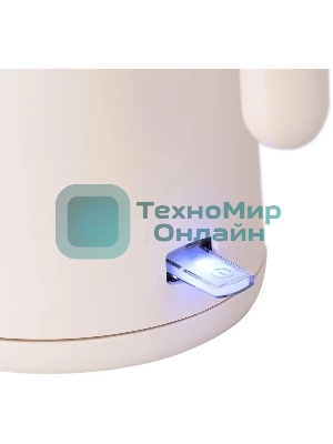 Чайник электрический Galaxy Line GL 0327, пудровый, пластик, 1800 Вт, 1,5 л