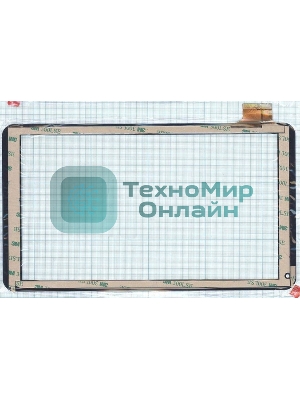 Сенсорное стекло (тачскрин) FM102201KA, черное