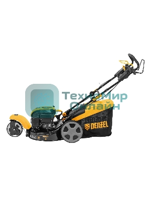 Бензиновая газонокосилка Denzel GLT-460SP-T, Trike 150 см3, 46 см, привод, панель, 60л