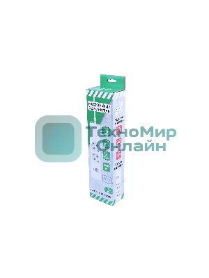 Бытовой удлинитель PowerCube, 2 р с/з вык.,3USB, 3500 Вт, 16А, 1.9 м, 3x1,0 (белый) PC-4-2M