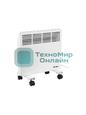 Конвектор электрический MTX КМ-1000.1 белый, 1000 Вт, 15 м2, термостат