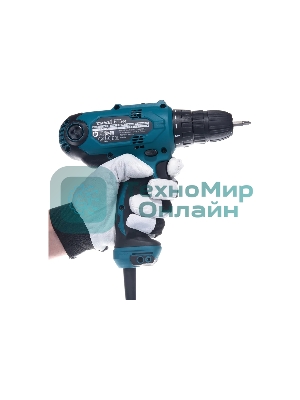 Дрель Makita DF0300 320Вт,БЗП-10мм,0-450\0-1500об\м,1.2кг,кор