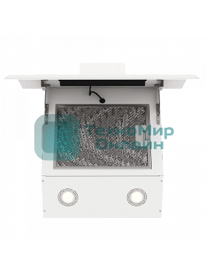 Вытяжка каминная Elikor Wave WH 60 белый, 60 см, 750 куб. м/ч, 56 дБ