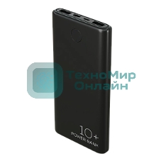 Портативный аккумулятор More choice (4610196408625) PB11-10 - 10000mAh черный