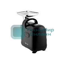 Мясорубка электрическая BRAYER 1602BR черный, 2000 Вт, 2.0 кг/мин, реверс, защита от перегрузки, металлический лоток, насадки - 5