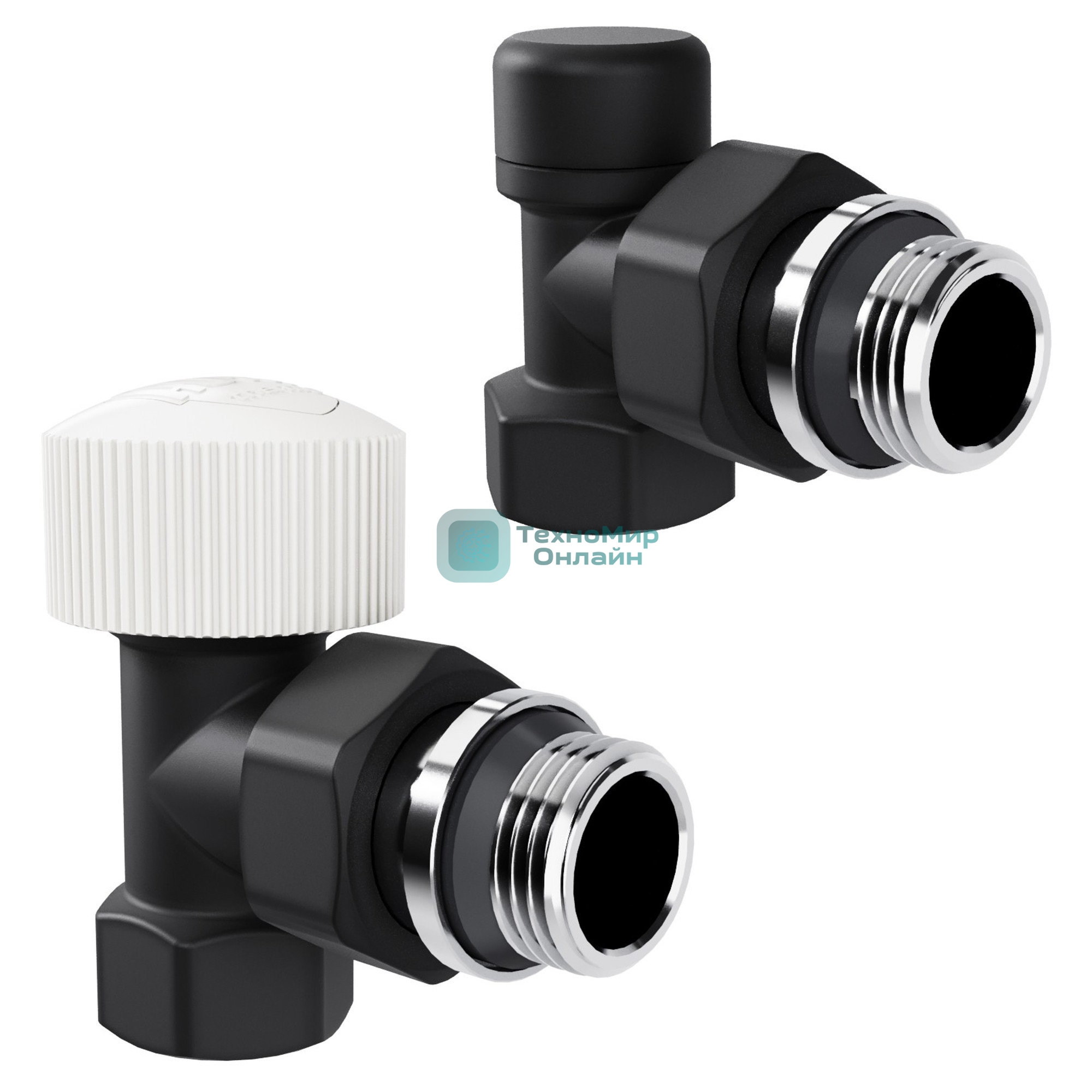 Набор термостатический угловой Royal Thermo Design 1/2