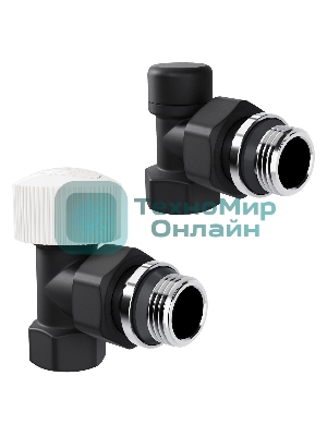 Набор термостатический угловой Royal Thermo Design 1/2