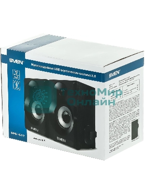 Акустическая система SVEN SPS-517, 2.0 черный