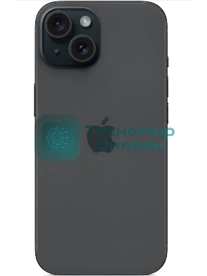 Смартфон Apple iPhone 15, 6/128Gb, черный