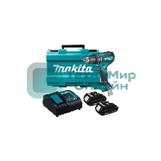 Аккумуляторная дрель-шуруповерт Makita DHP485SYE б\щет, 18В, 2х1.5 А·чLi-ion, БЗП-13мм,0-500\1900об\м, 50\25Нм