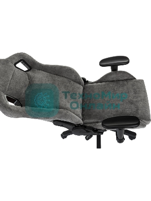 Кресло Zombie Ghost Fabric серый, ткань, 120 кг, механизм качания