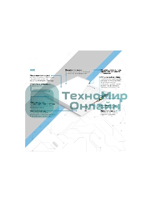 Светильник светодиодный универсальный Gauss LED ДВО 30 Вт MiR 3000 Лм 4000К 595х595х50 мм IP40 матовый аварийный с БАП