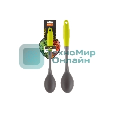 Ложка MALLONY из нейлона с цветной ручкой из TPR, серия Novita