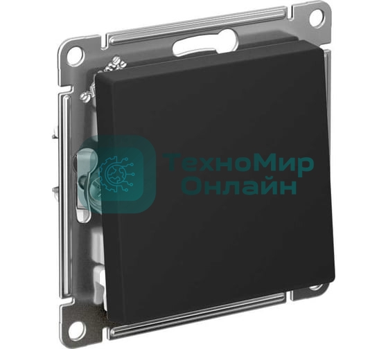 Механизм выключателя 1-кл. AtlasDesign (сх.1) 10АХ карбон