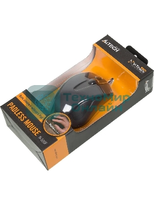 Мышь проводная A4Tech N-500F серый глянец/черный, 1200 dpi, USB, кнопки - 4