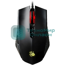 Мышь проводная A4Tech Bloody A70 черный, 6200 dpi, USB, кнопки - 8