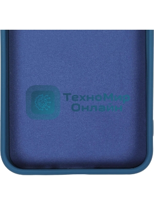 Чехол (клип-кейс) BoraSCO для Samsung Galaxy A15 Microfiber Case синий (72893)