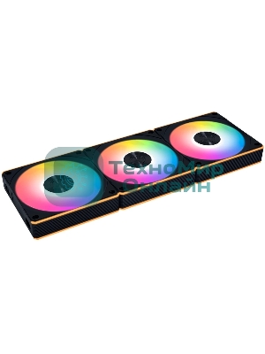 Вентилятор для корпуса Lian-Li Uni Fan CL Wireless 120 ARGB 124х120x28 черный 4-pin 29.8дБ (упак.:3шт) (G99.12CL1W3B.R0) Ret