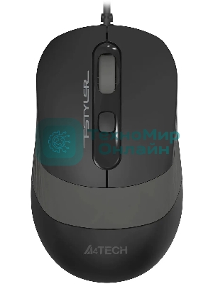 Мышь проводная A4Tech Fstyler FM10T серый, 1600 dpi, USB, кнопки - 4