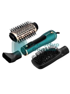 Фен-щетка BRAYER BR3136 зеленый/золотистый/черный, 1200 Вт, 41-61 мм
