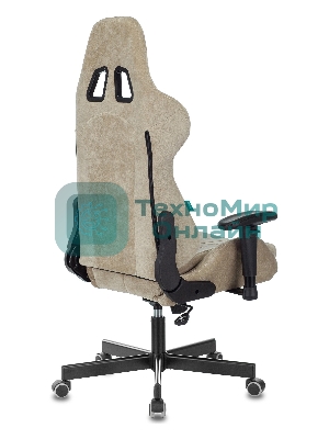 Кресло Бюрократ VIKING KNIGHT LT21 FABRIC песочный, ткань, 120 кг, механизм качания