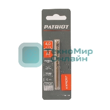 Сверло PATRIOT EXPERT по металлу, Р6М5К5, 4,0 мм, 1 шт в блистере