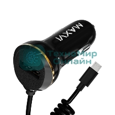 Автомобильное зарядное устройство Maxvi CCM-211MSC 2.1A
