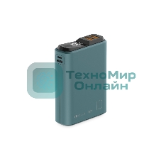 Портативный аккумулятор OLMIO QS-10, 10000mAh, 22.5W QuickCharge3.0/PowerDelivery, LCD, темно-зеленый